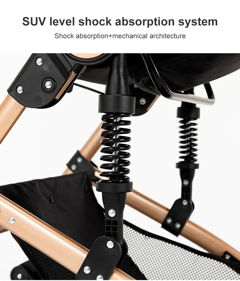 Luxury 3-in-1 Baby Travel Stroller