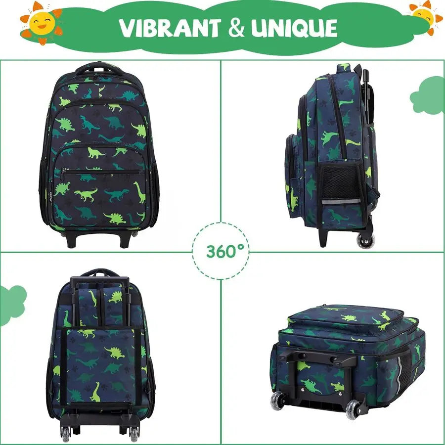 Kids Wheeled Backpack (17")
