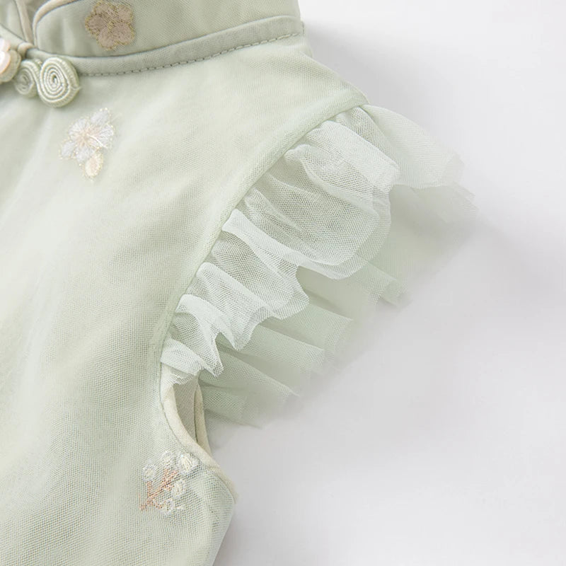 Dave Bella Girls Floral Princess Dress