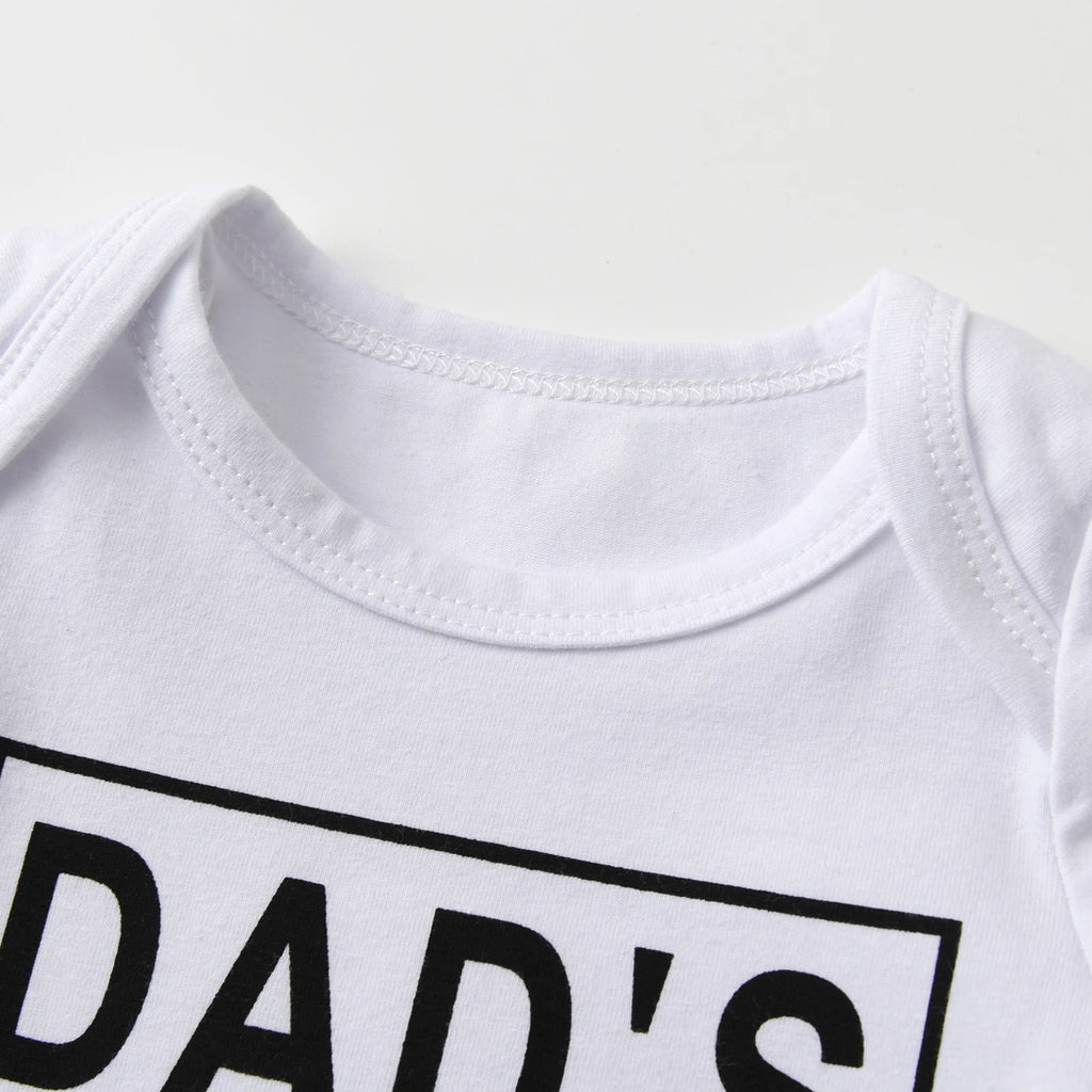 Newborn Baby Boy 3-Piece Letter Outfit