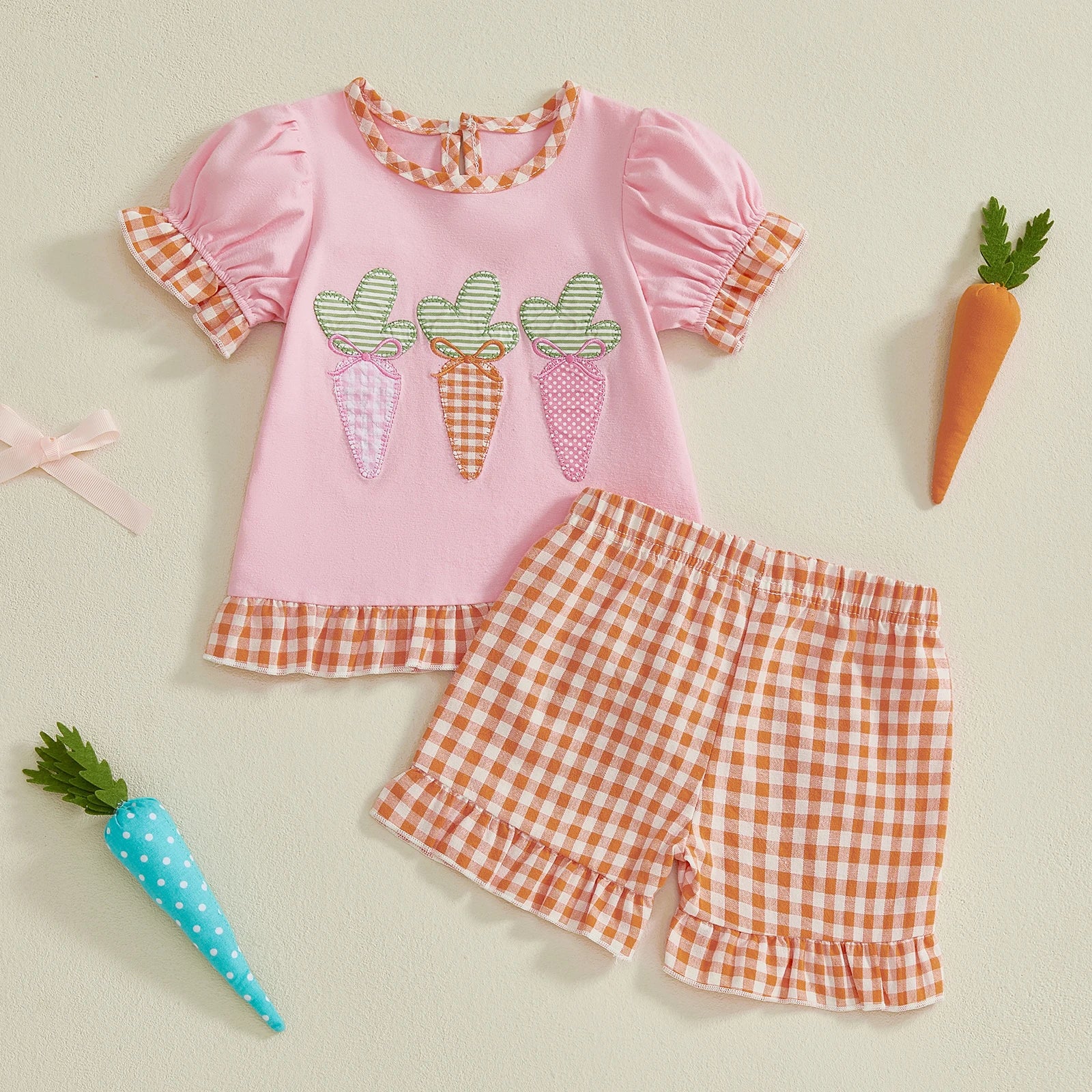Toddler Girls Bunny Tee & Shorts Set