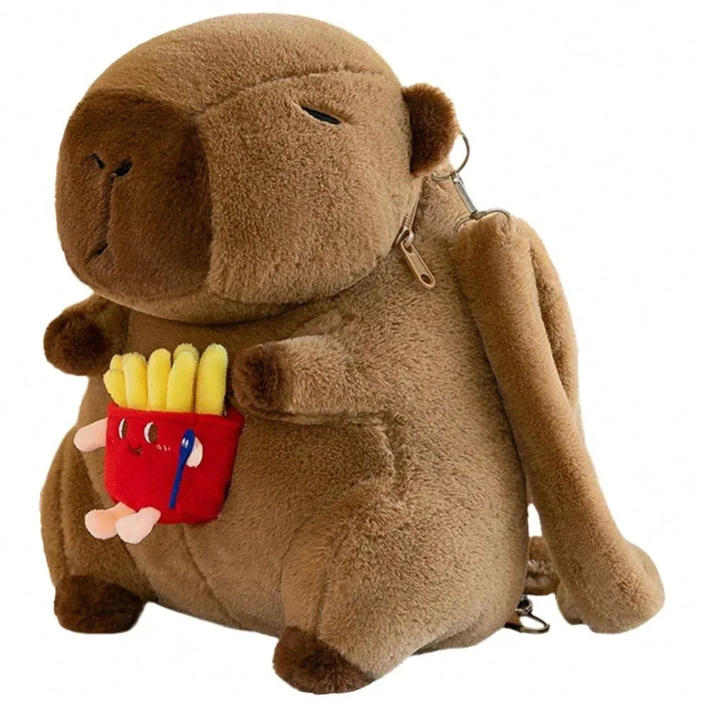 Capybara Plush Backpack