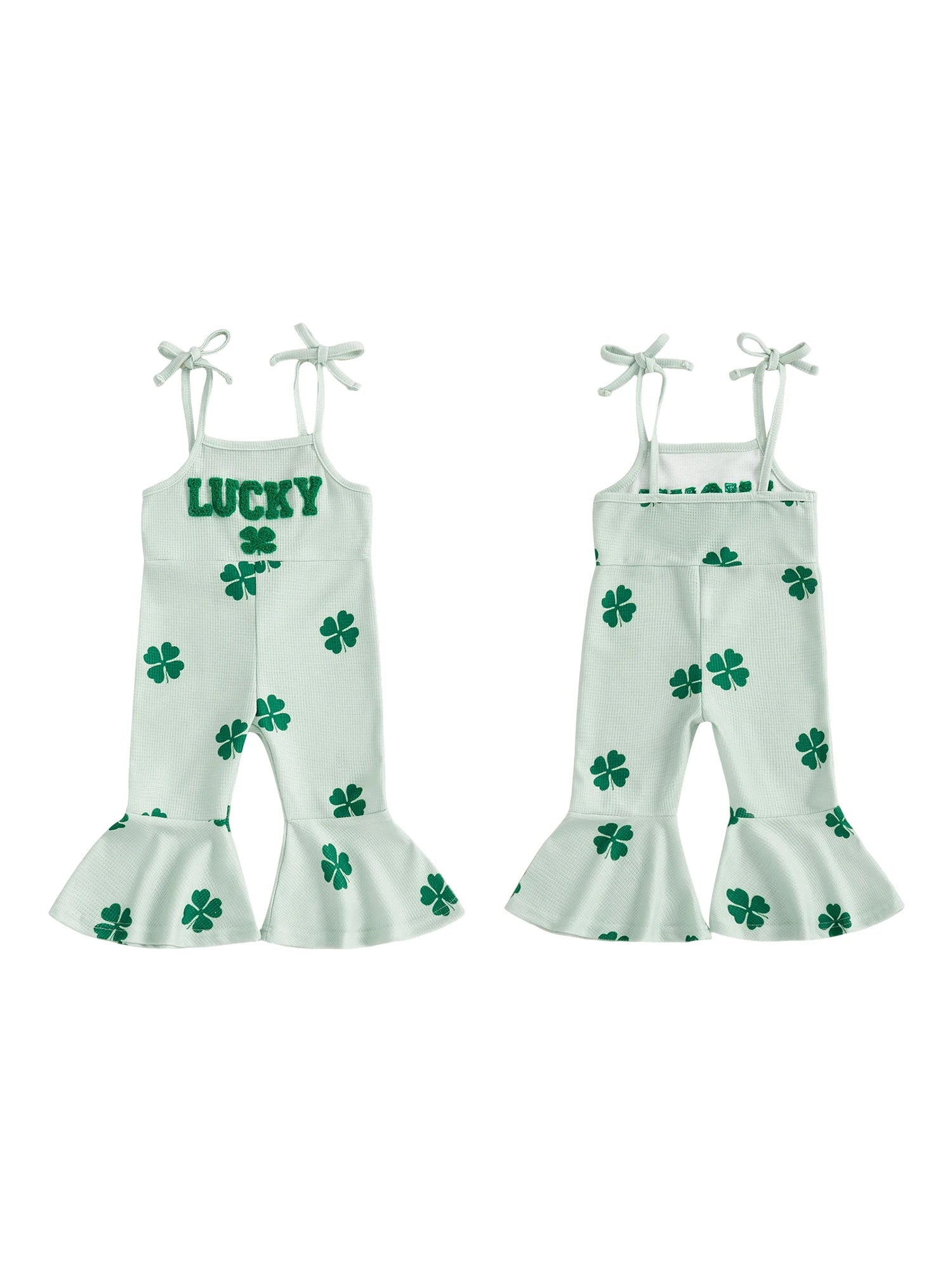 Infant Girl Floral Tie-Strap Romper