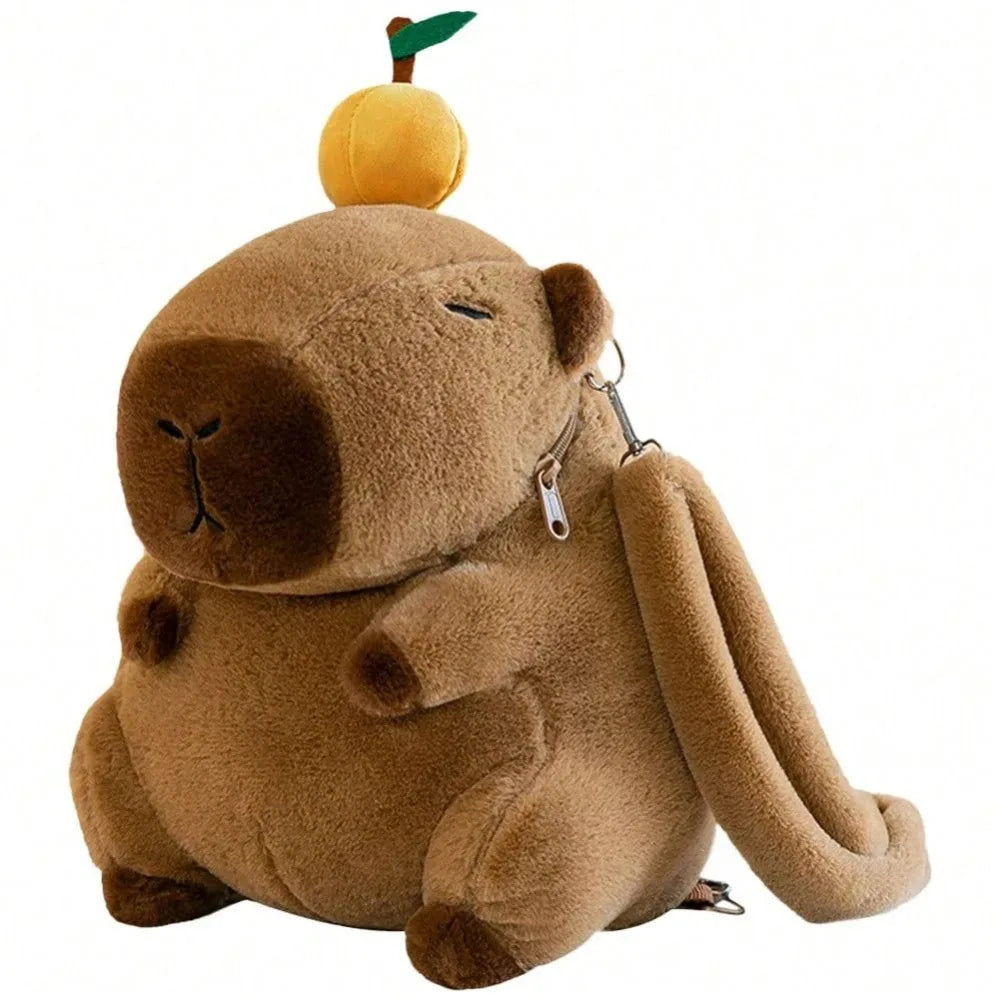 Capybara Plush Backpack