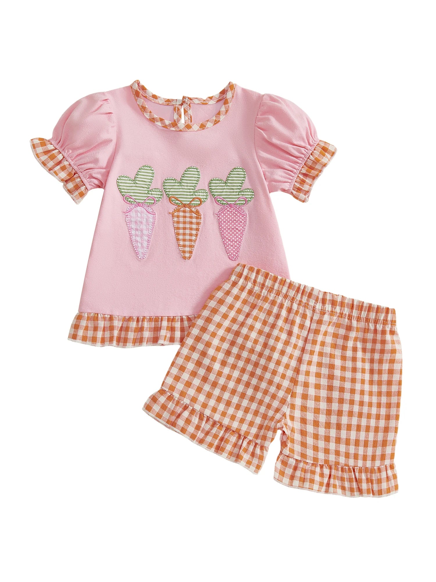 Toddler Girls Bunny Tee & Shorts Set