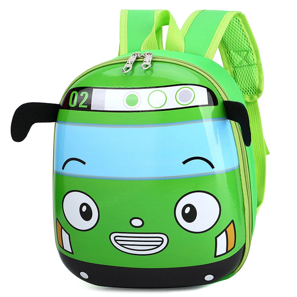 3D Cartoon Bus Backpack