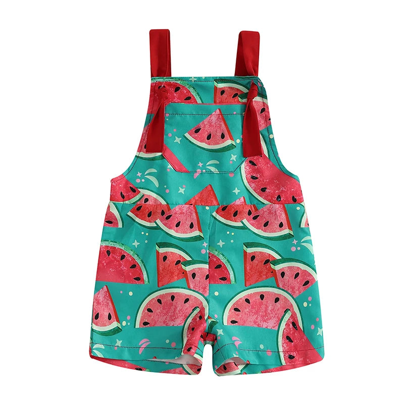 Girls Floral Romper with Pockets