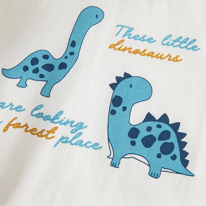 Dave Bella Dinosaur Long Sleeve Tee