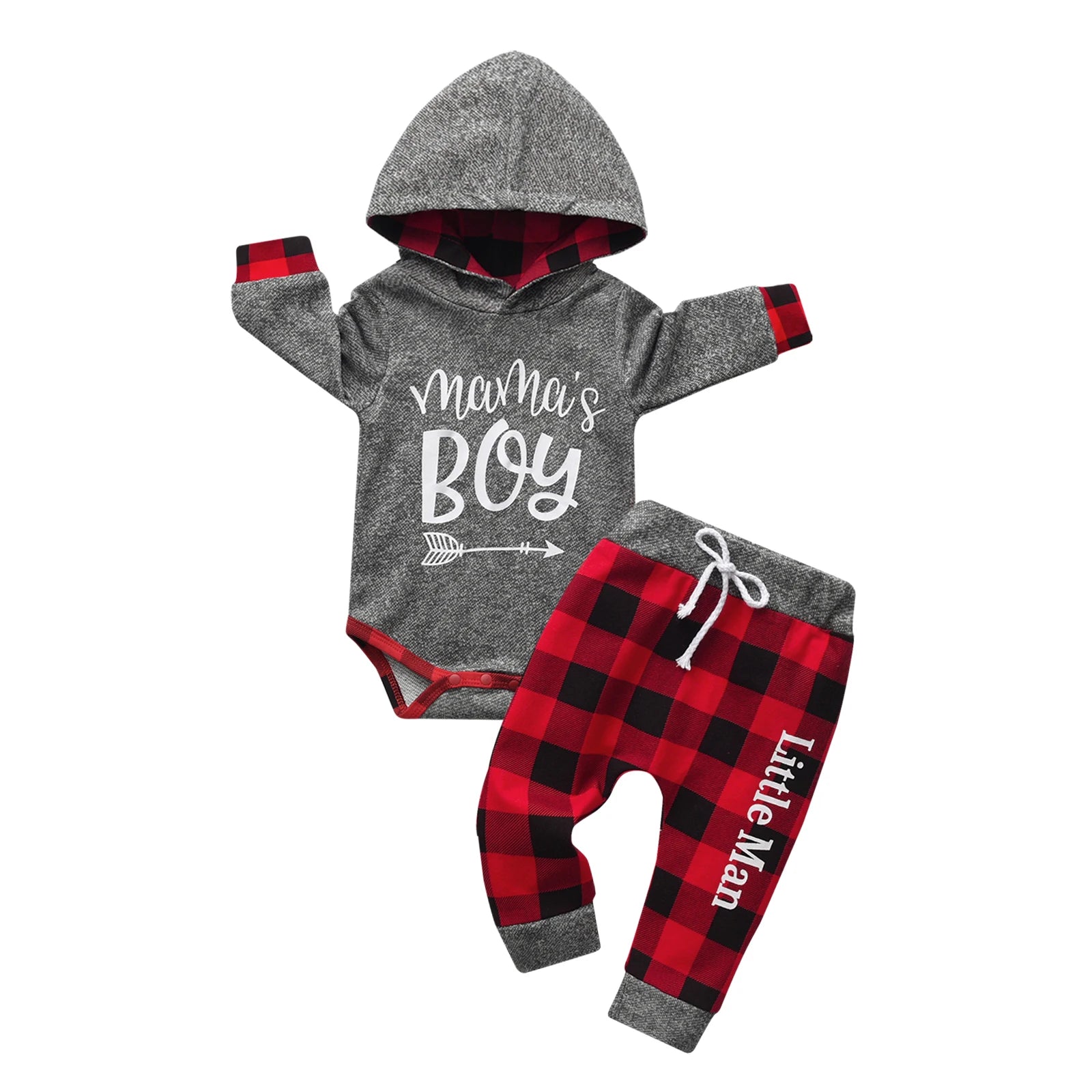 Baby Boy “Mama’s Boy” Hoodie Set