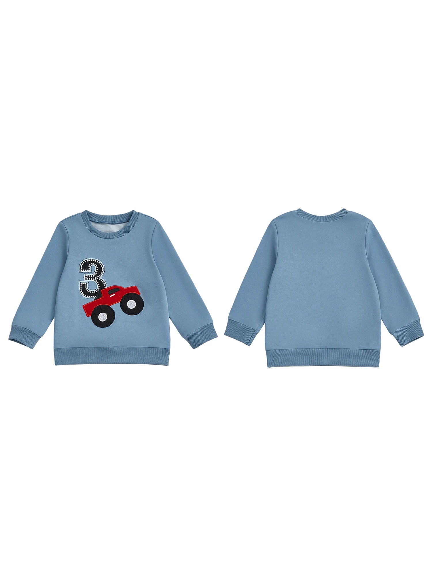 Toddler Boy Birthday Car Sweatshirt