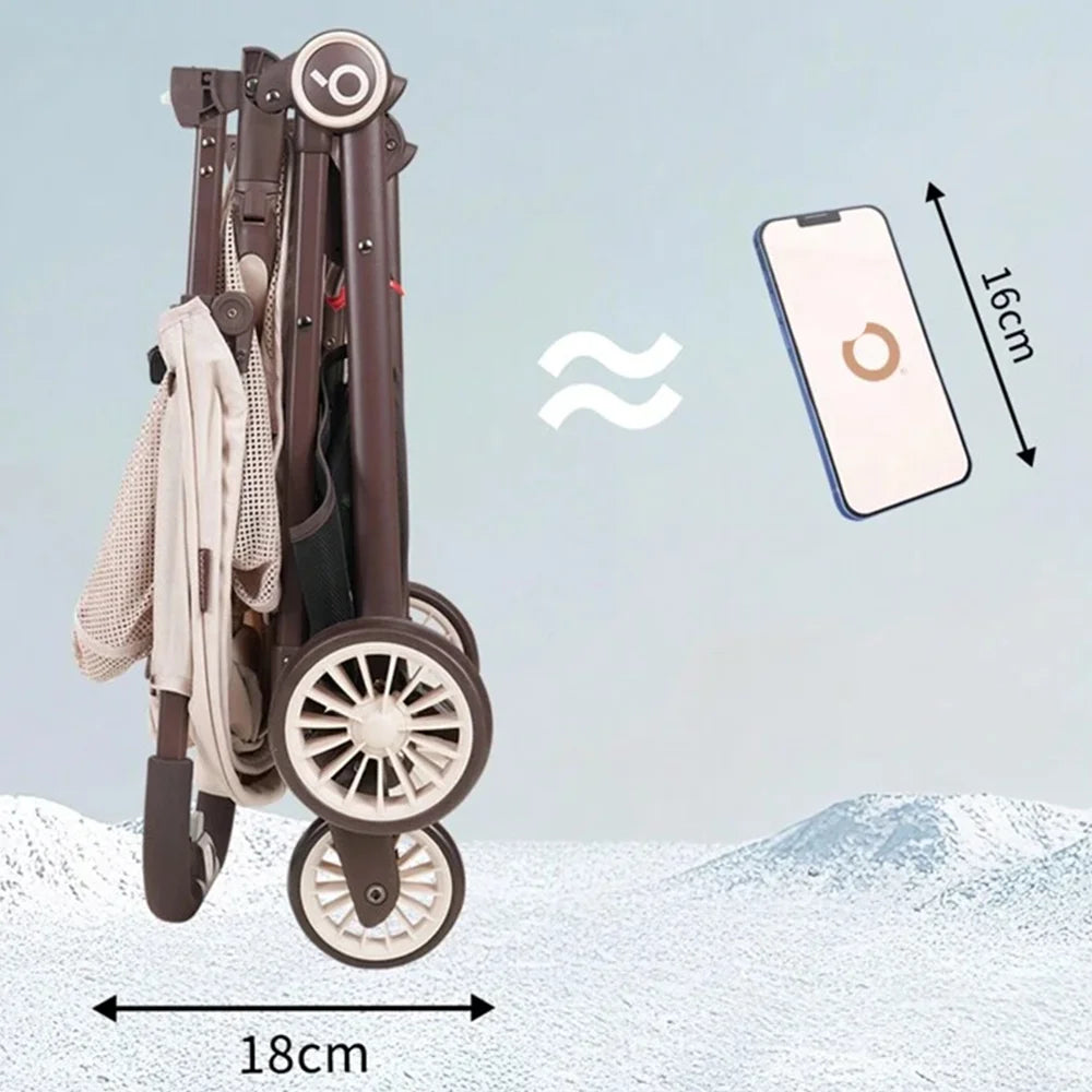 One-Click Fold Travel Stroller