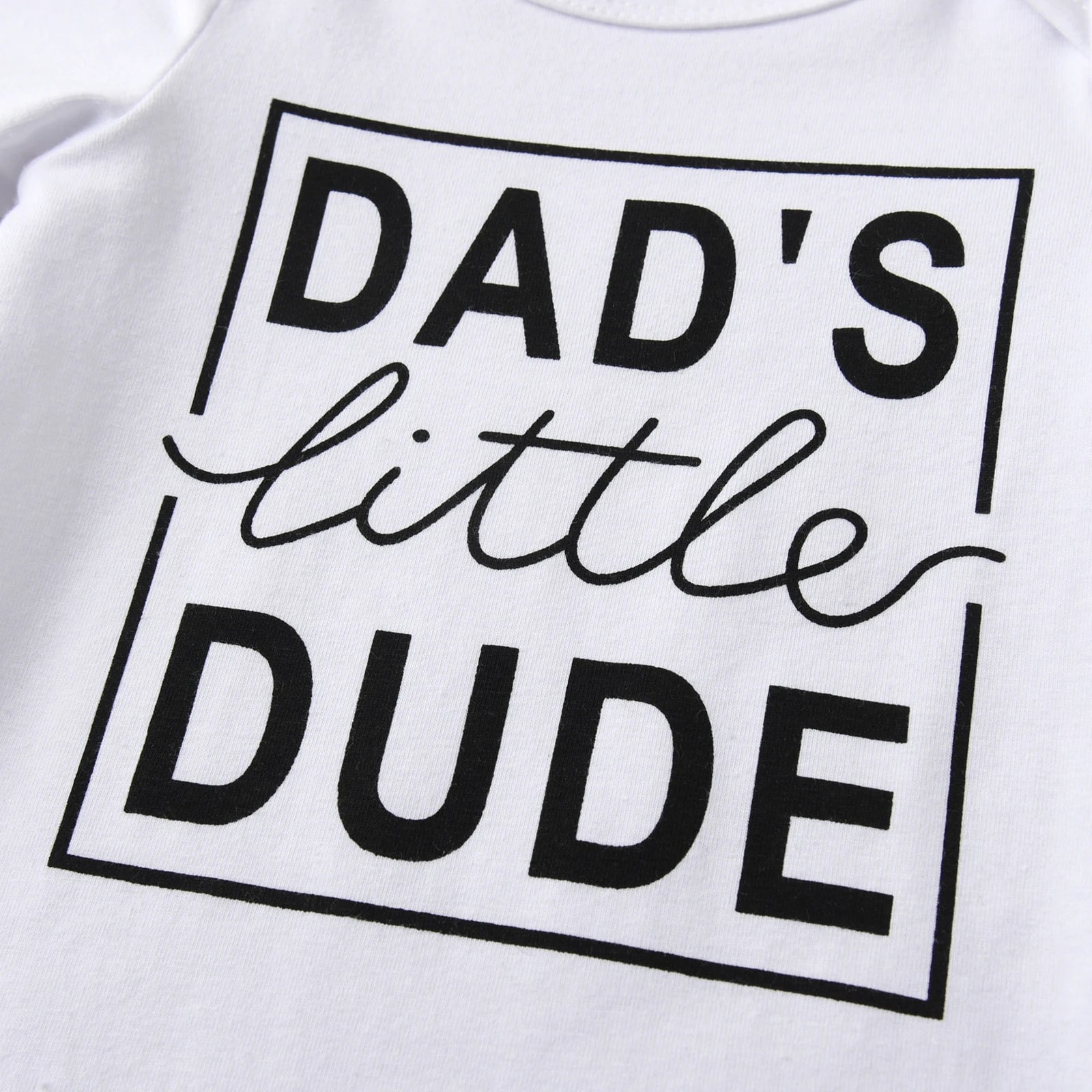 Newborn Baby Boy 3-Piece Letter Outfit