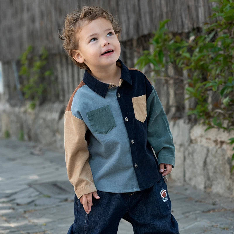 Dave Bella Boy Button-Down Shirt