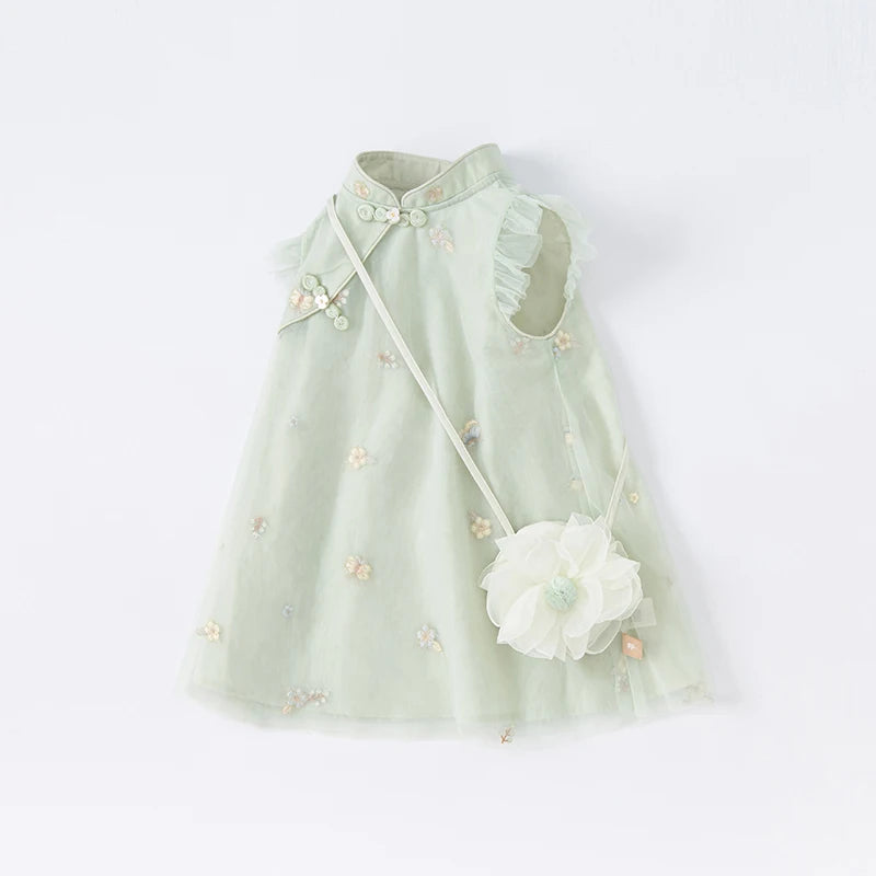 Dave Bella Girls Floral Princess Dress