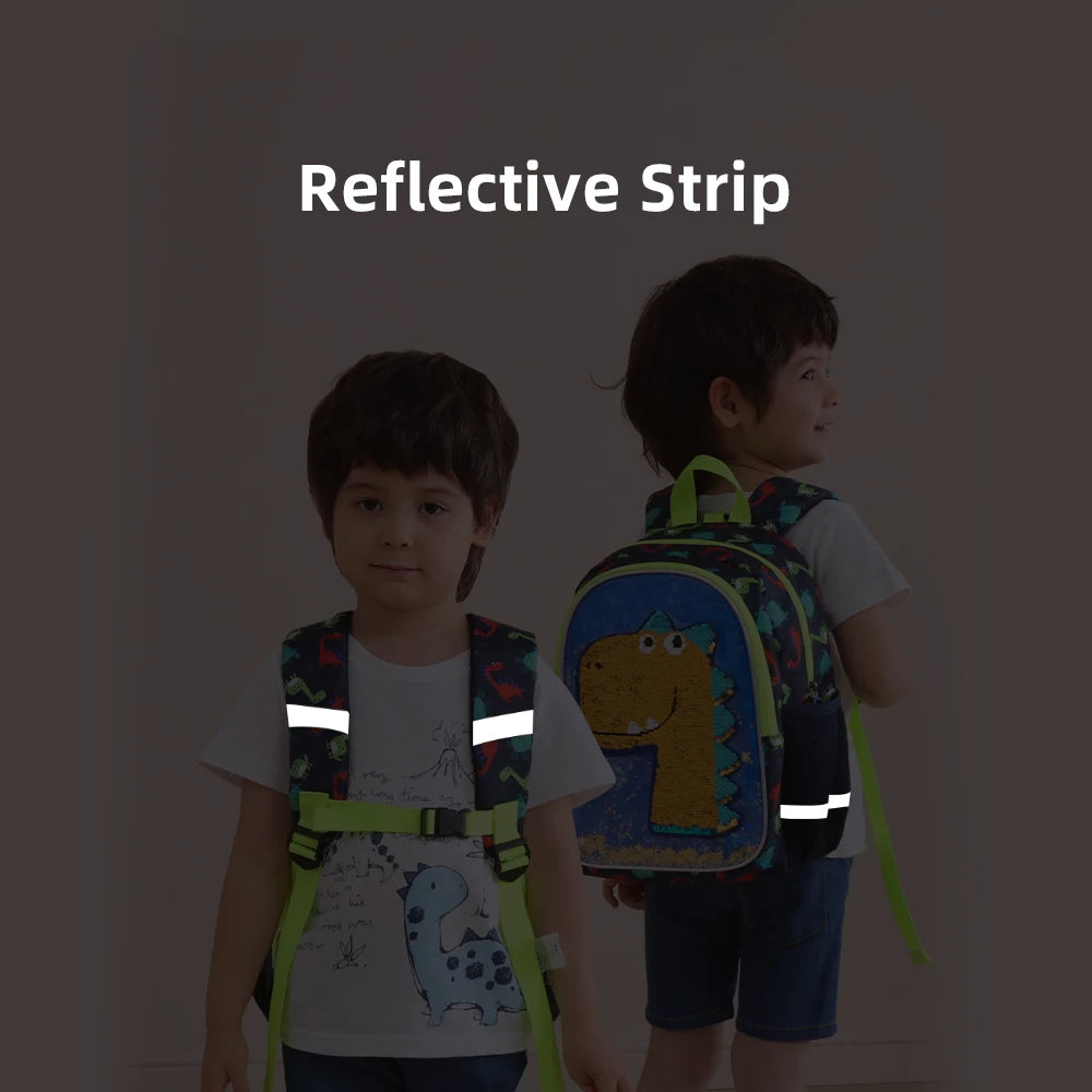 Sunveno Dinosaur Sequin Backpack