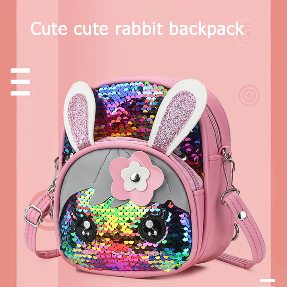 Sequin Rabbit Backpack