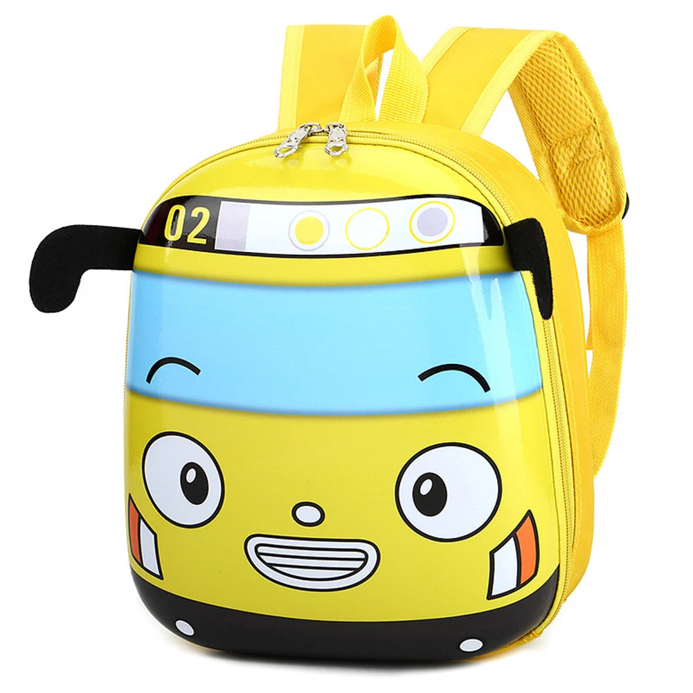3D Cartoon Bus Backpack