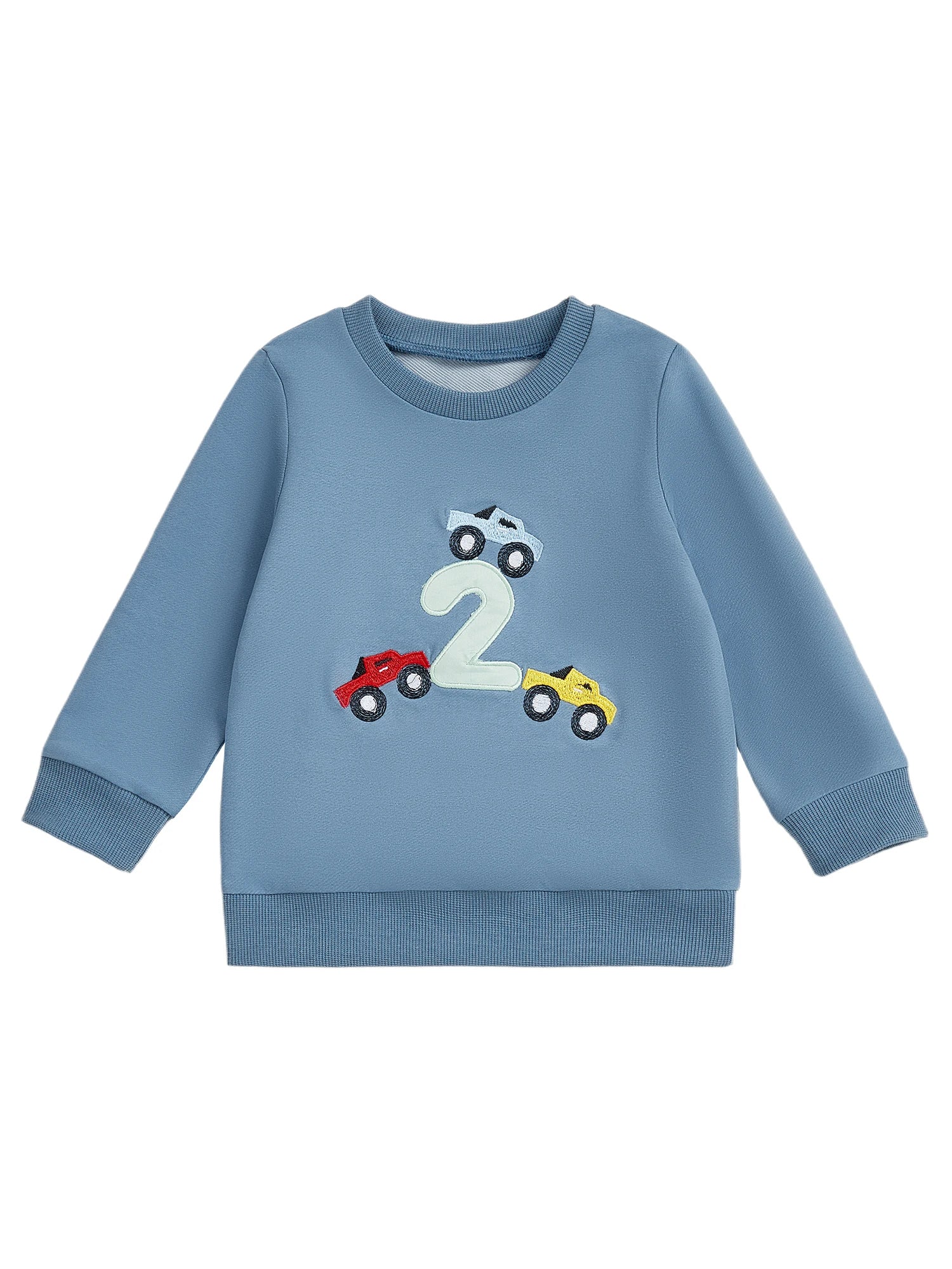 Toddler Boy Birthday Car Sweatshirt