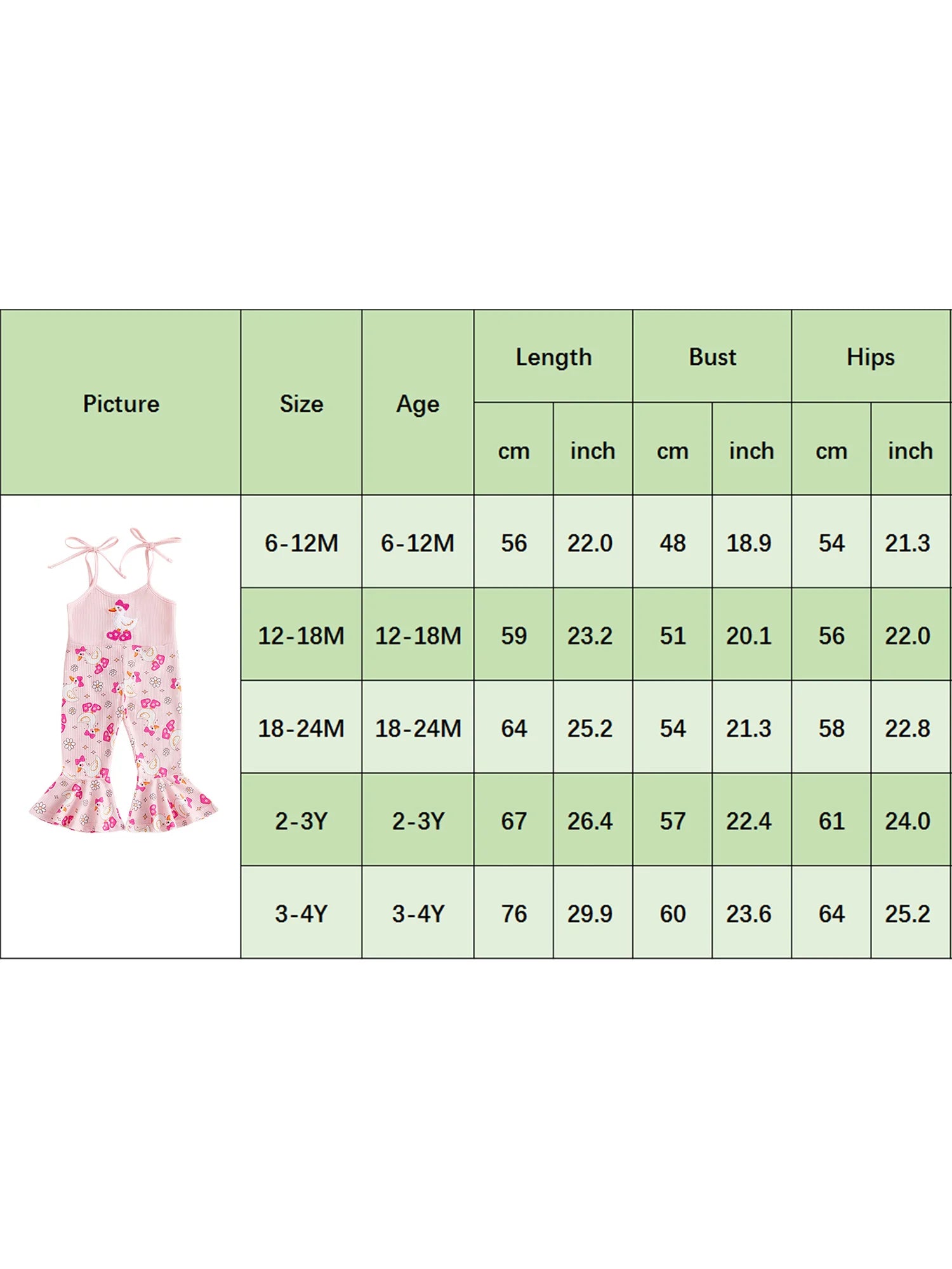 Infant Girl Duck Embroidered Jumpsuit