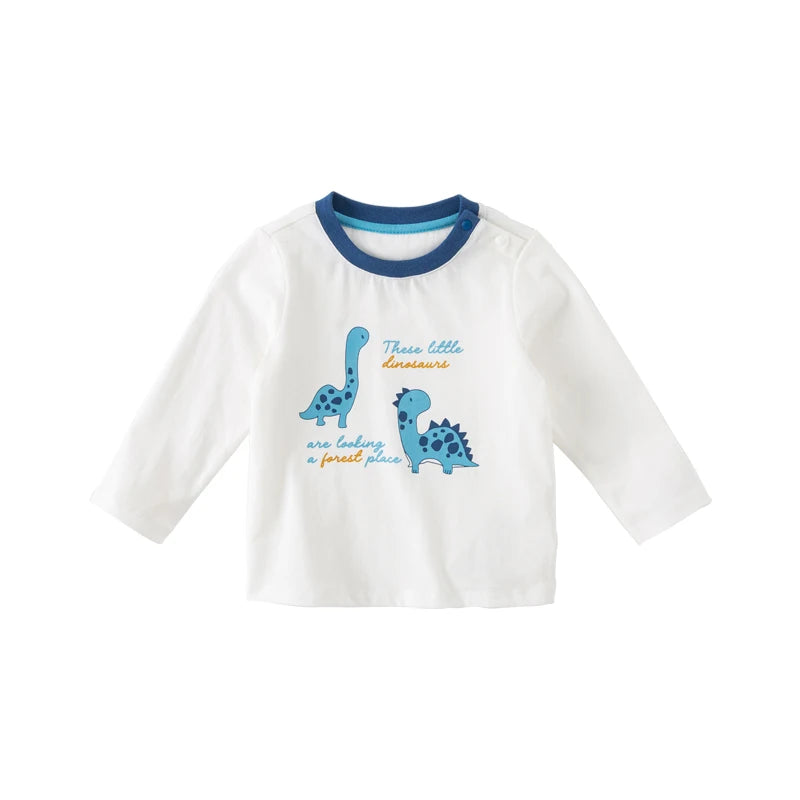 Dave Bella Dinosaur Long Sleeve Tee