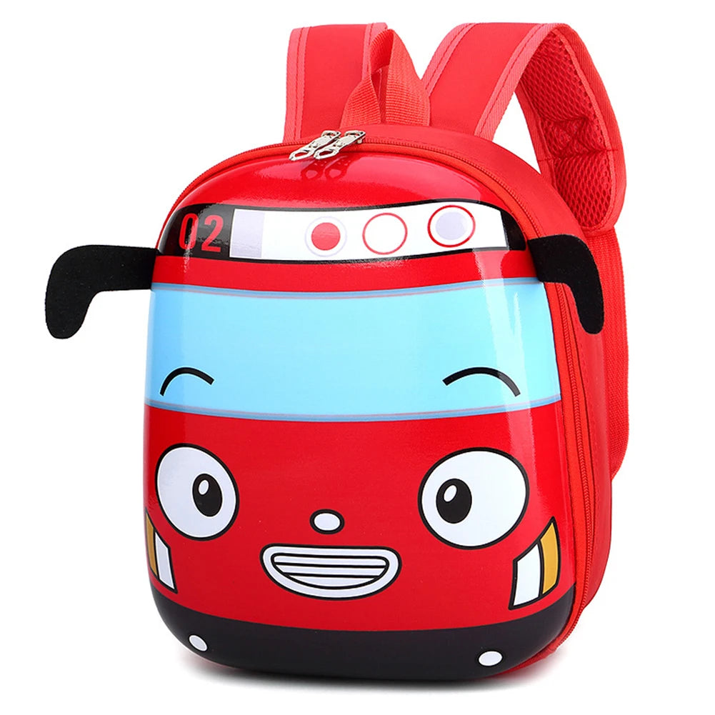 3D Cartoon Bus Backpack