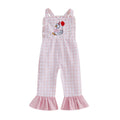 Toddler Girl Plaid Goose Jumpsuit