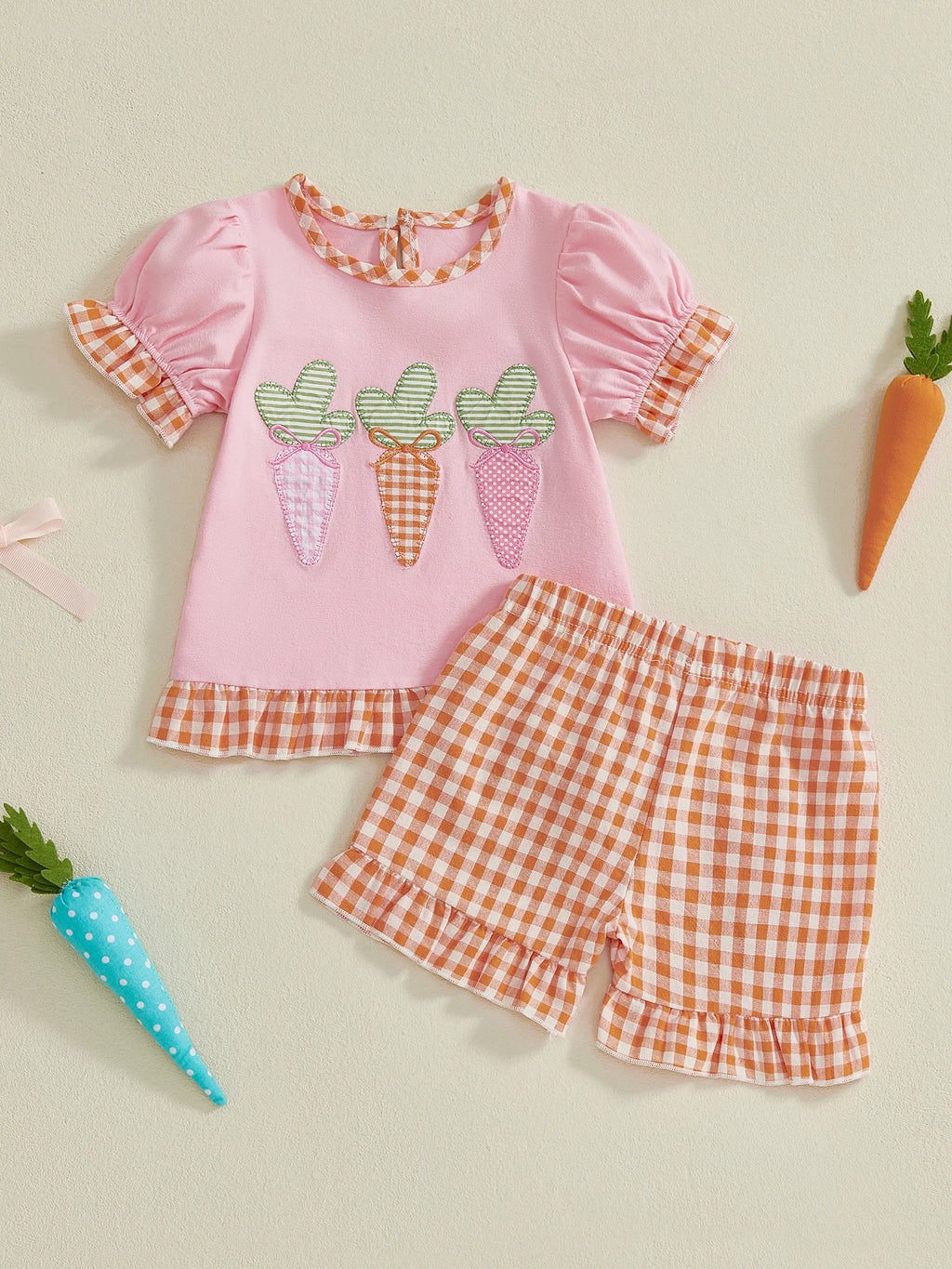 Toddler Girls Bunny Tee & Shorts Set