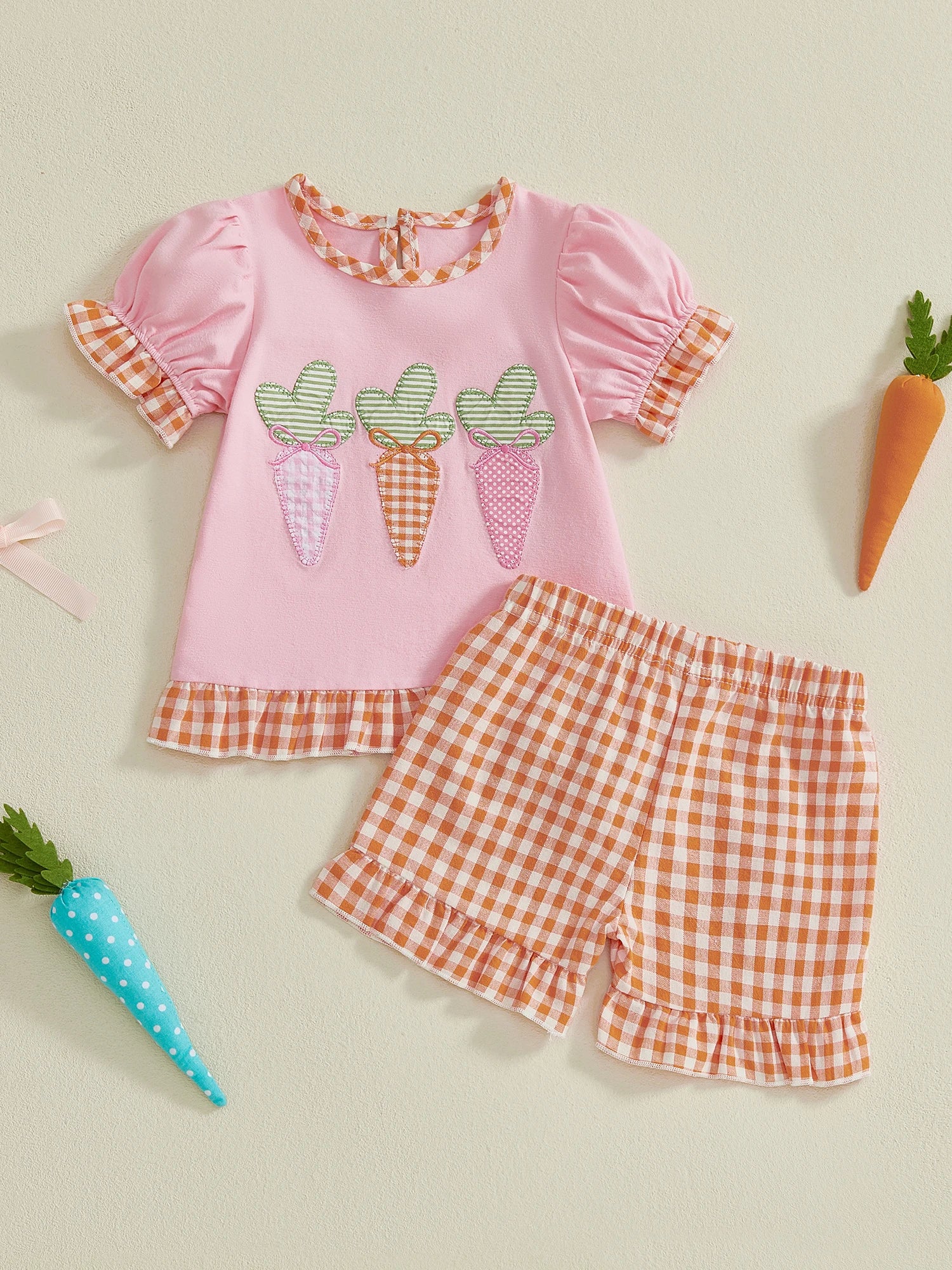 Toddler Girls Bunny Tee & Shorts Set