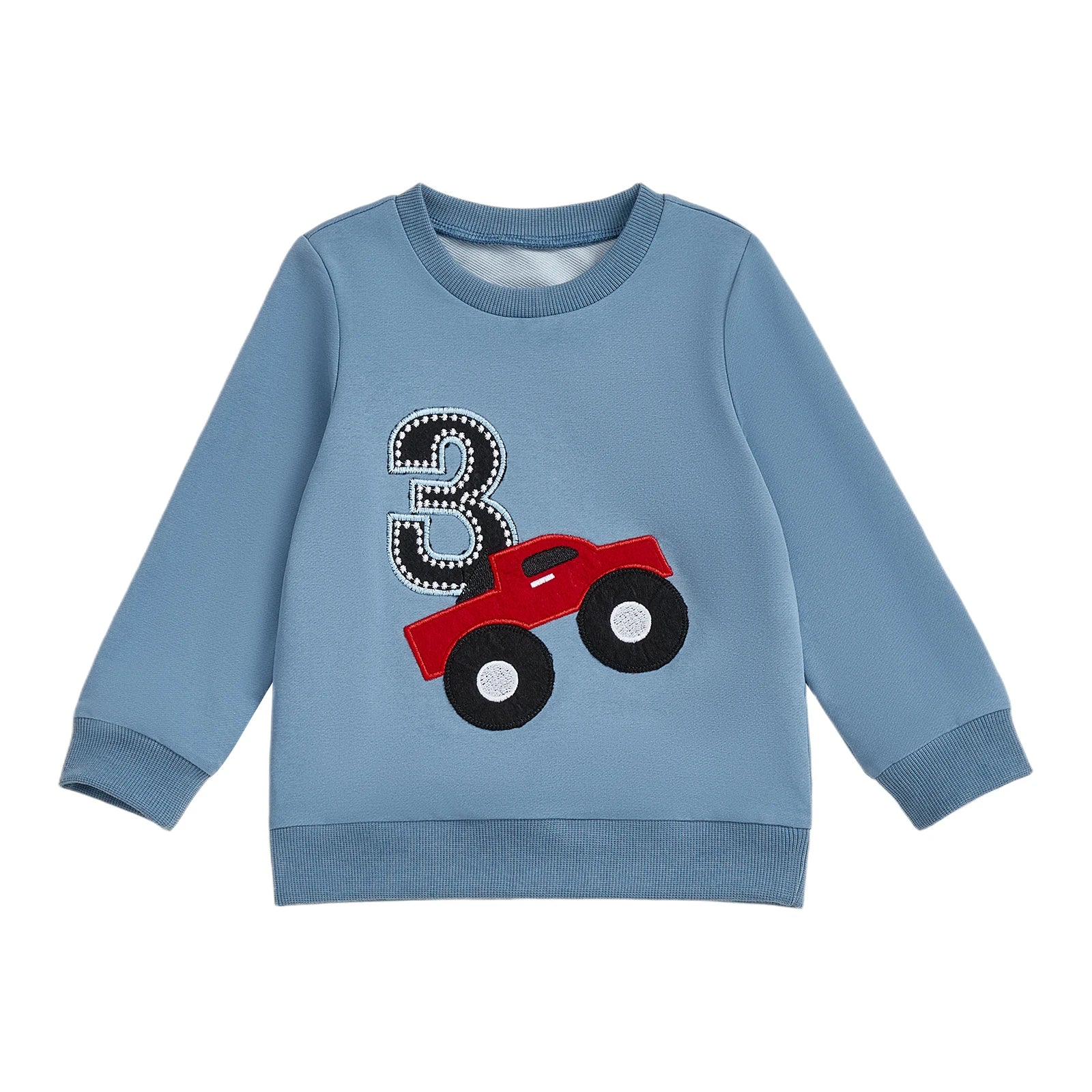 Toddler Boy Birthday Car Sweatshirt