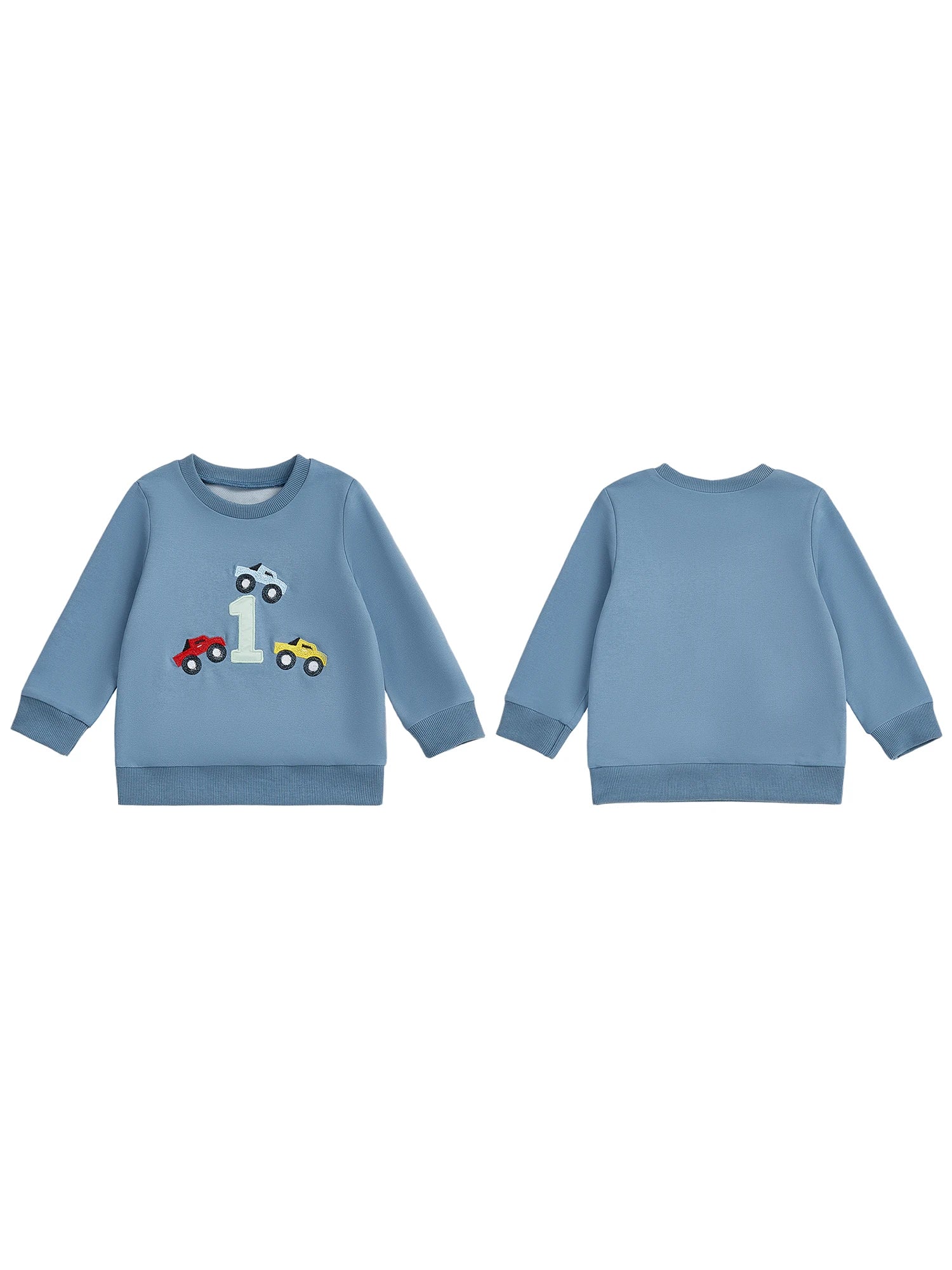 Toddler Boy Birthday Car Sweatshirt