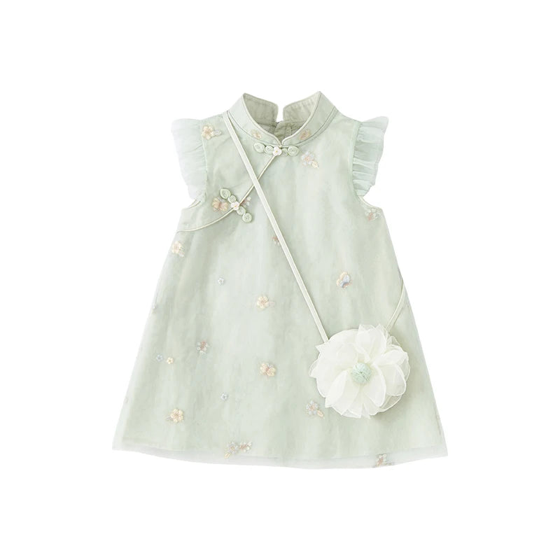 Dave Bella Girls Floral Princess Dress