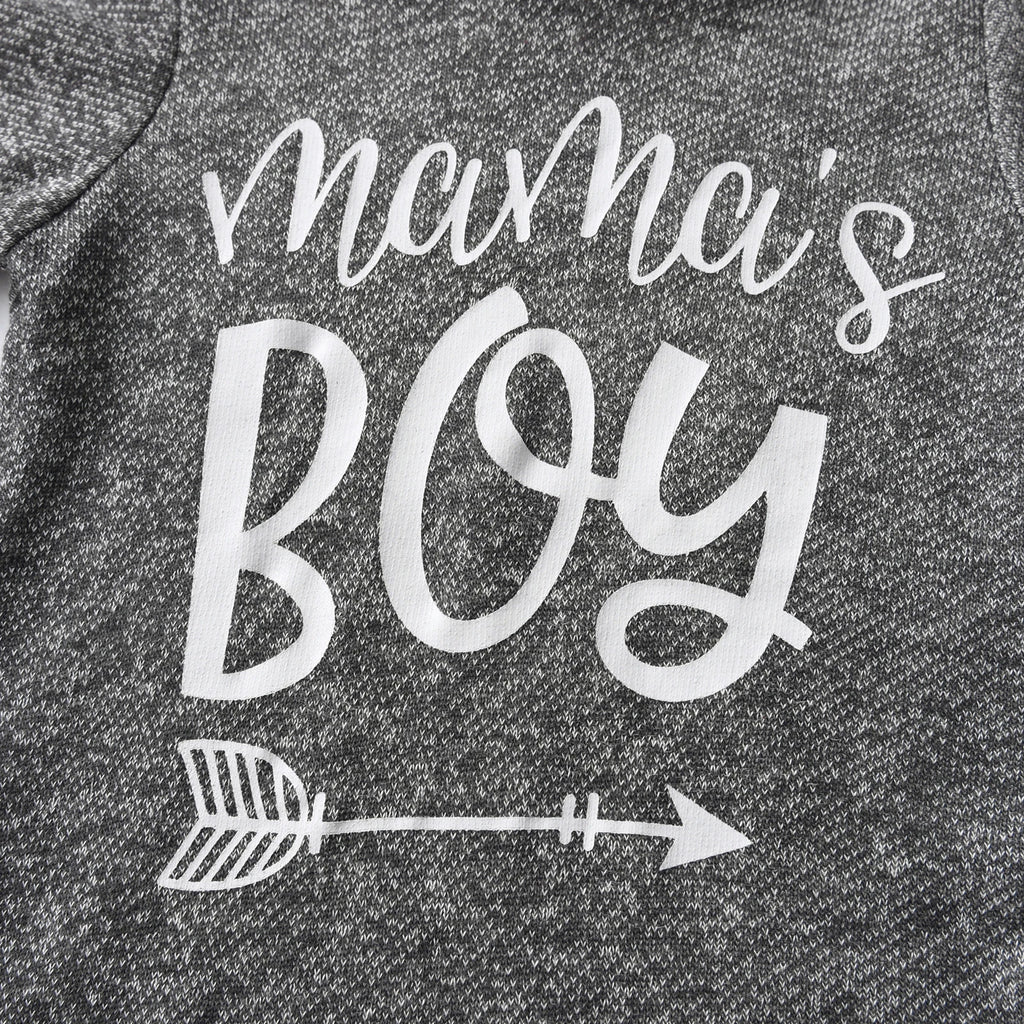 Baby Boy “Mama’s Boy” Hoodie Set