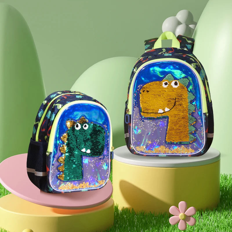 Sunveno Dinosaur Sequin Backpack