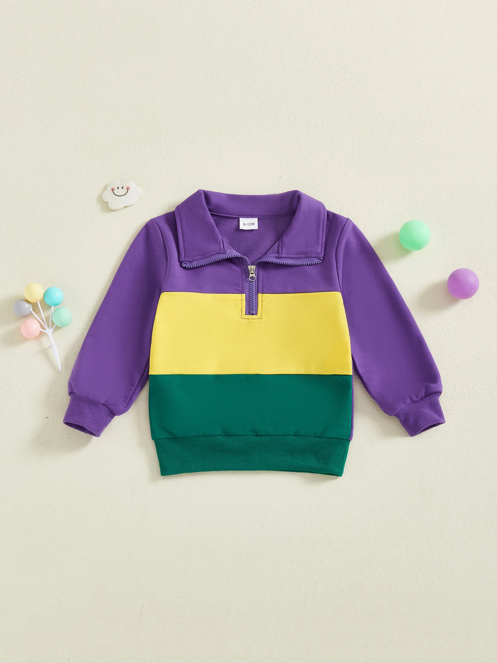 Toddler Boy Carnival Zip Sweatshirt