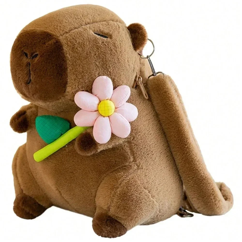 Capybara Plush Backpack